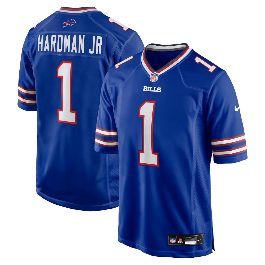 Mecole Hardman Buffalo Bills Nike Team Game Jersey - Royal Official NFL Team Apparel Football Fan Gear