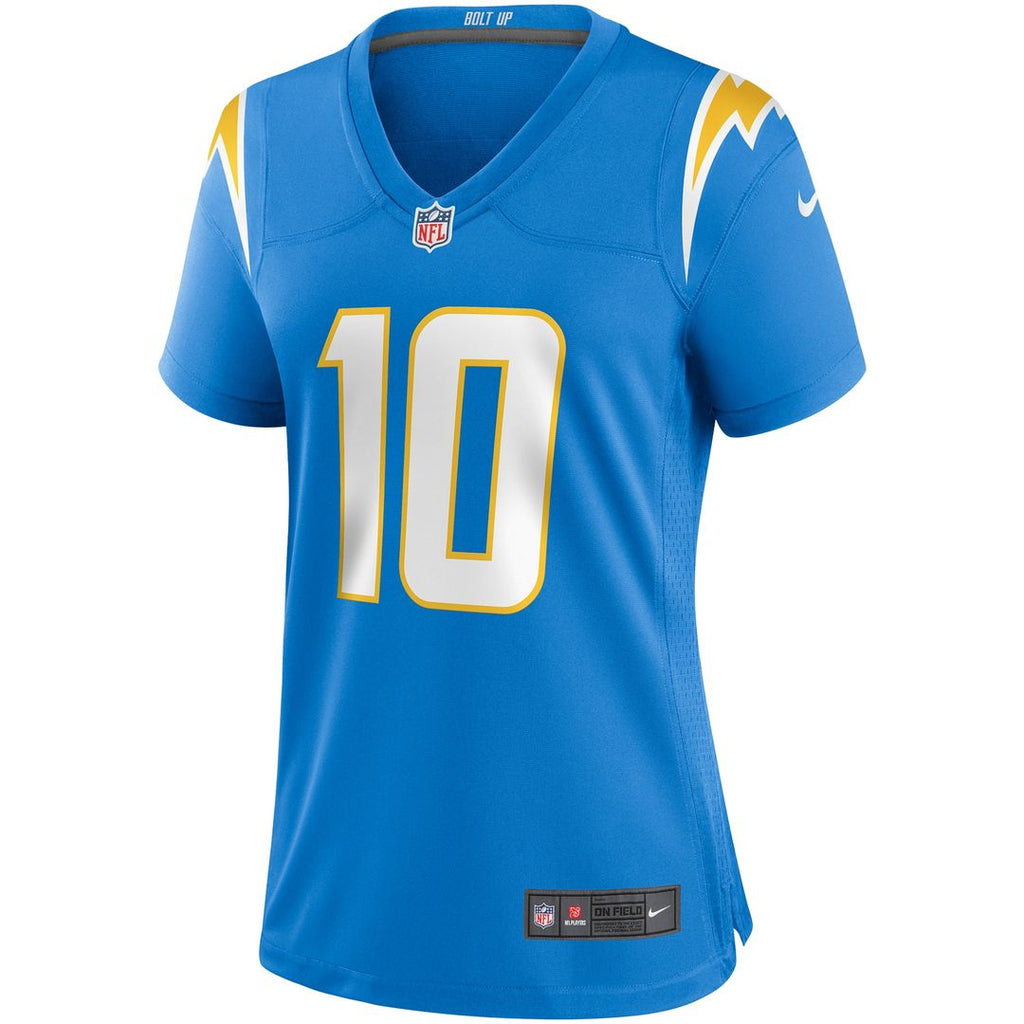 Justin Herbert Los Angeles Chargers Nike Women's Player Game Jersey - Powder Blue Official NFL Team Apparel Football Fan Gear