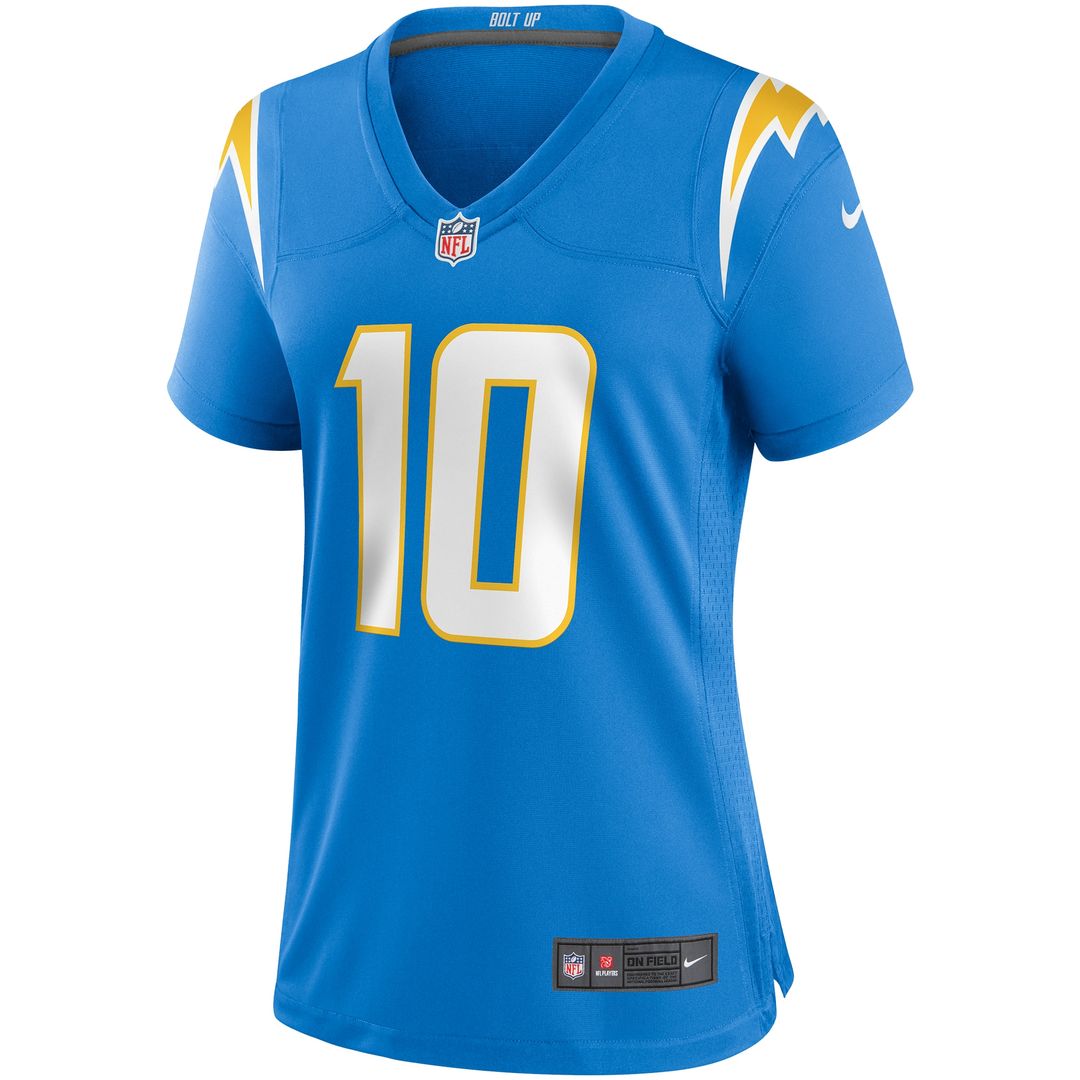 Justin Herbert Los Angeles Chargers Nike Women's Player Game Jersey - Powder Blue Official NFL Team Apparel Football Fan Gear