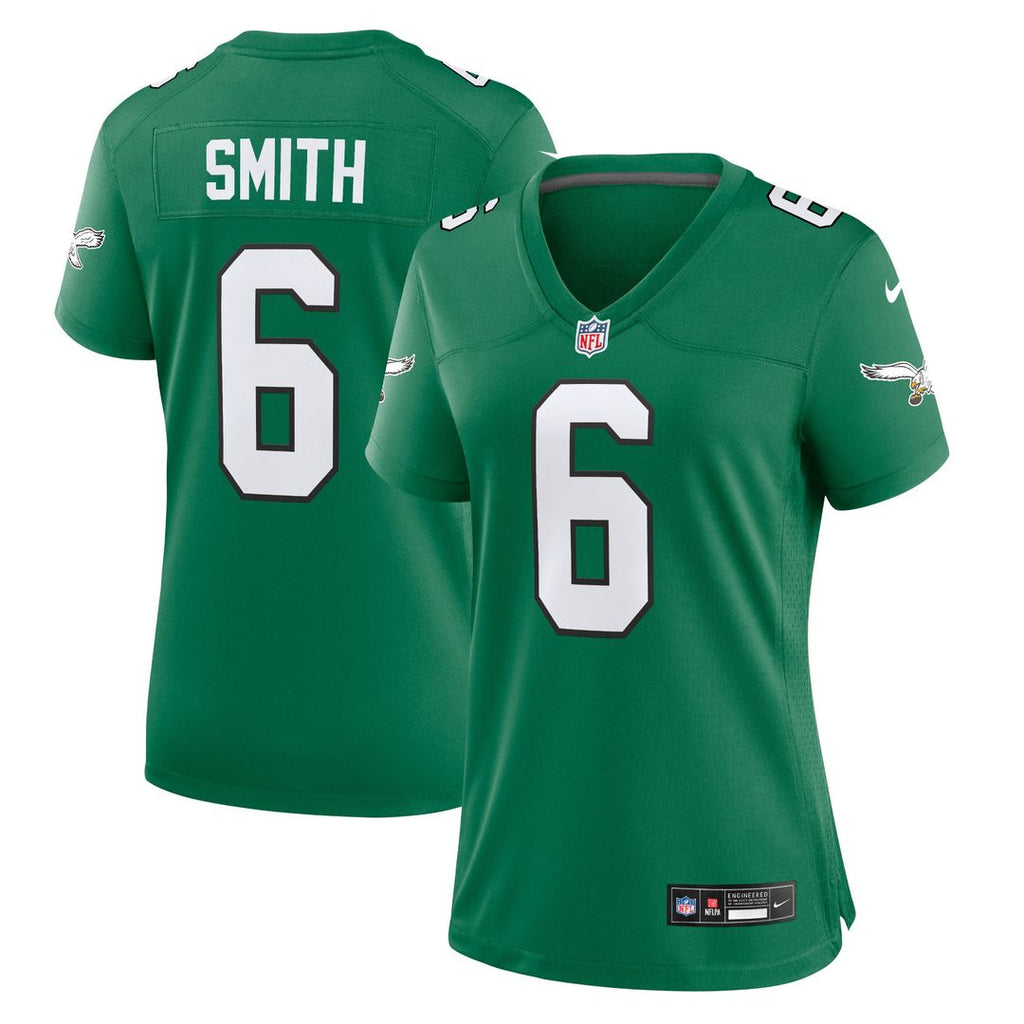 DeVonta Smith Philadelphia Eagles Nike Women's Player Jersey - Kelly Green Official NFL Team Apparel Football Fan Gear