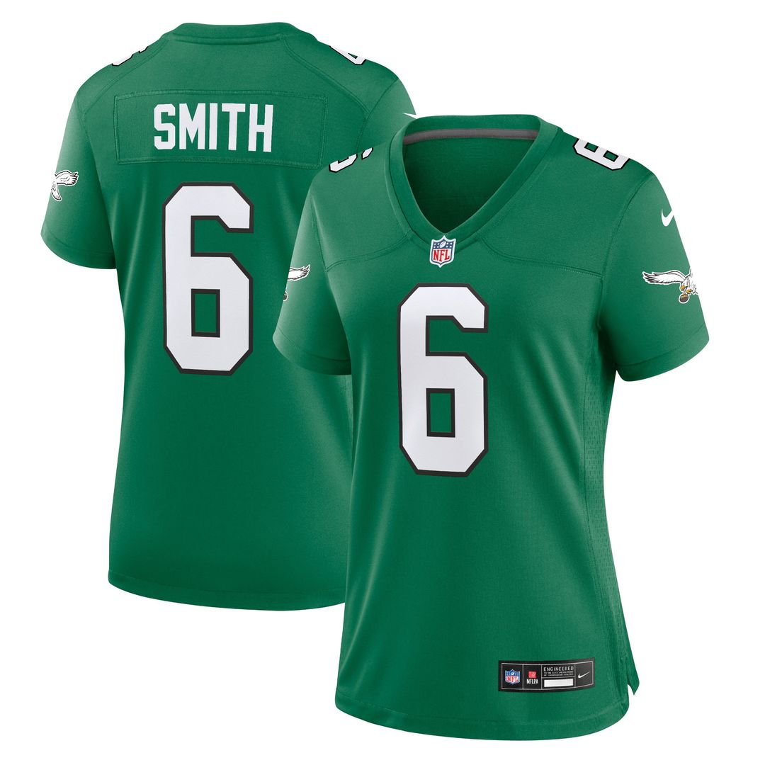 DeVonta Smith Philadelphia Eagles Nike Women's Player Jersey - Kelly Green Official NFL Team Apparel Football Fan Gear