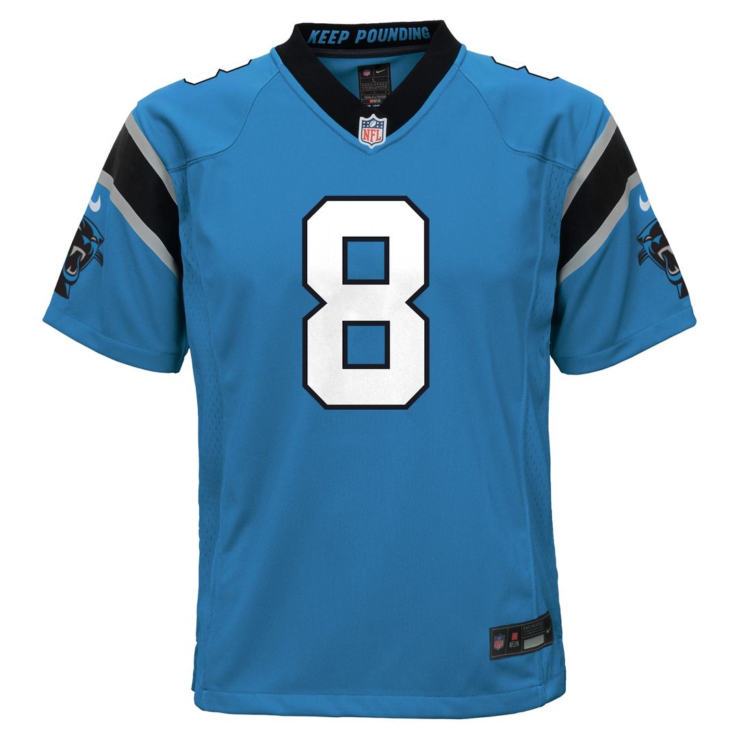 Jaycee Horn Carolina Panthers Nike Youth Game Jersey - Blue Official NFL Team Apparel Football Fan Gear