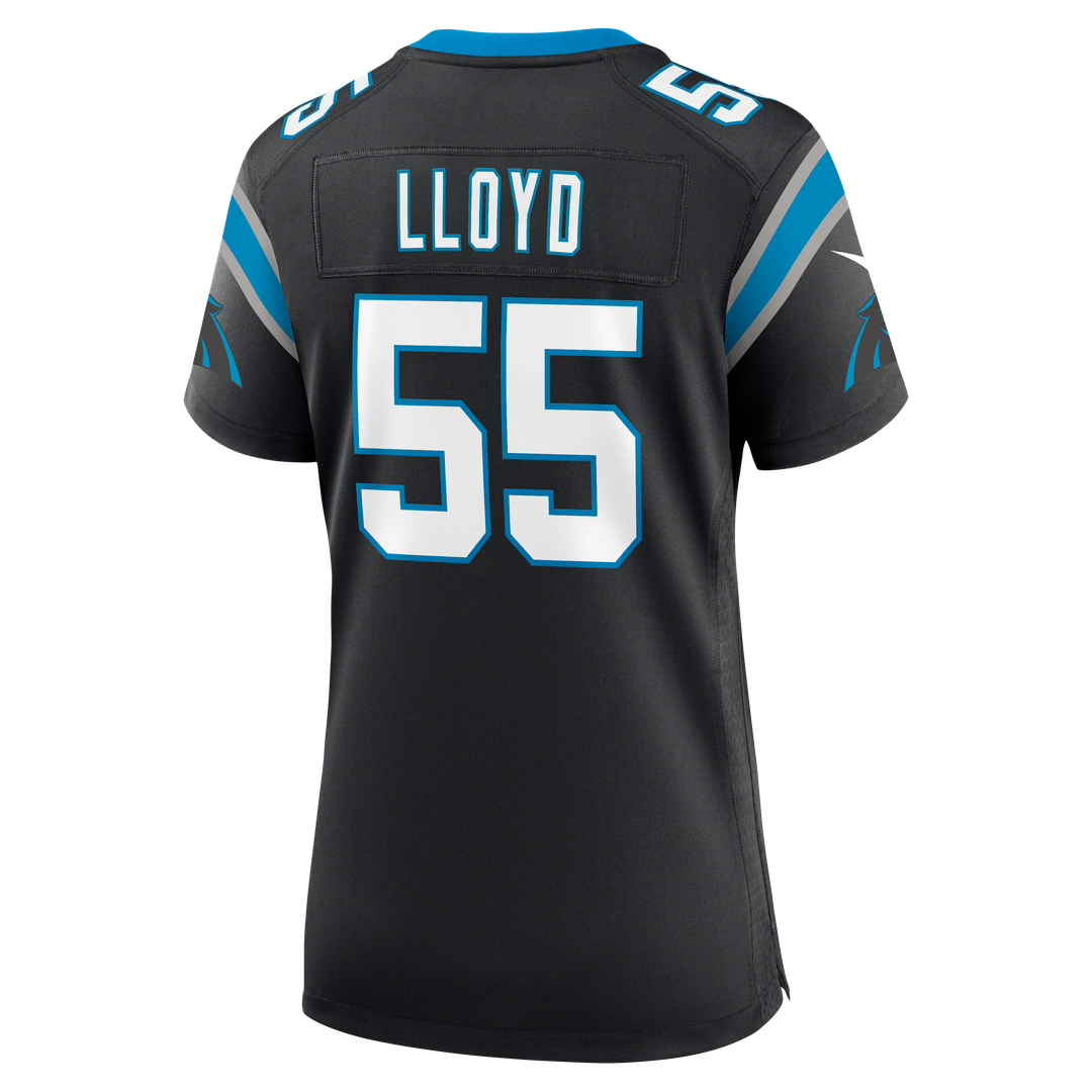 Devin Lloyd Carolina Panthers Nike Women's Team Game Jersey - Black Official NFL Team Apparel Football Fan Gear