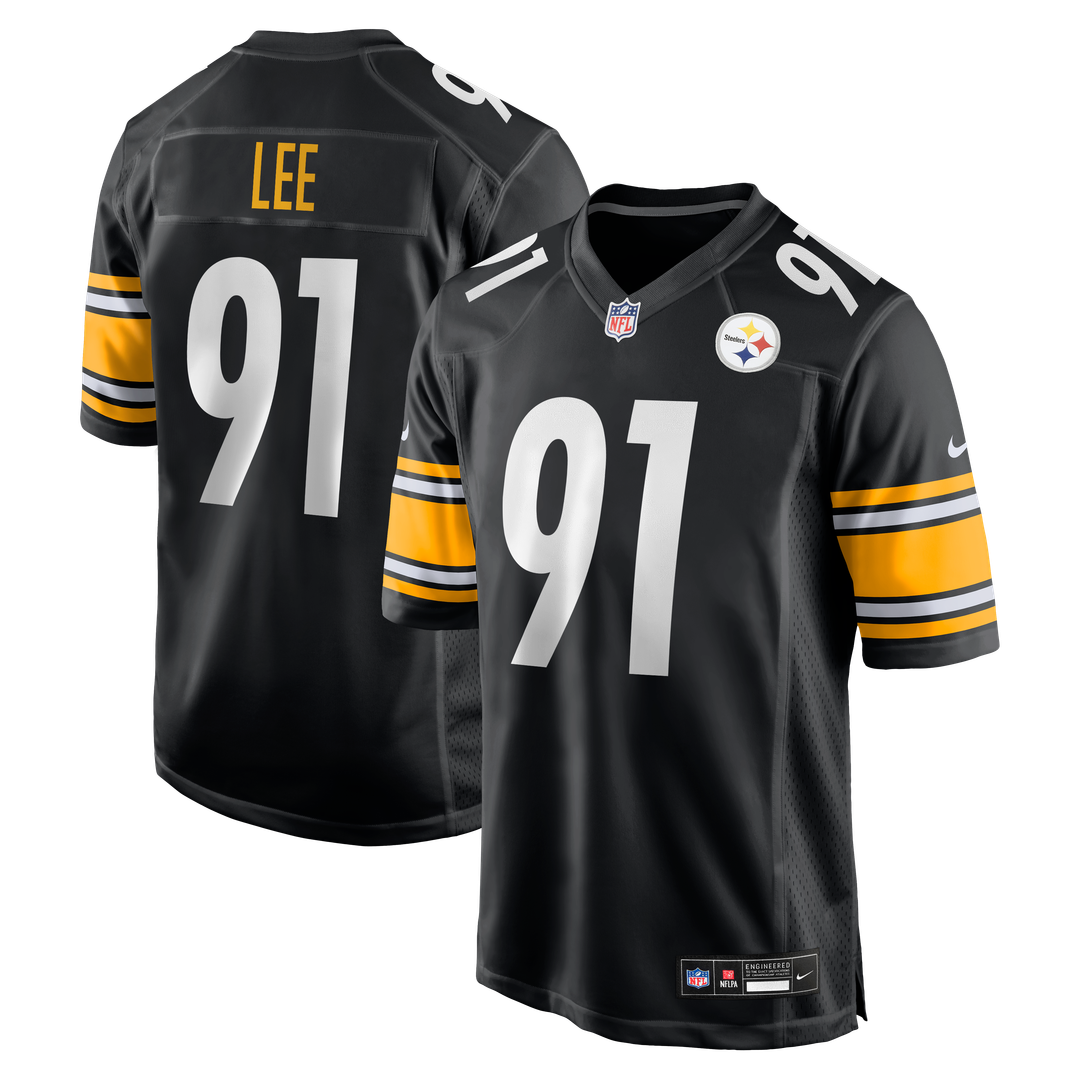 Logan Lee Pittsburgh Steelers Nike Game Jersey - Black Official NFL Team Apparel Football Fan Gear