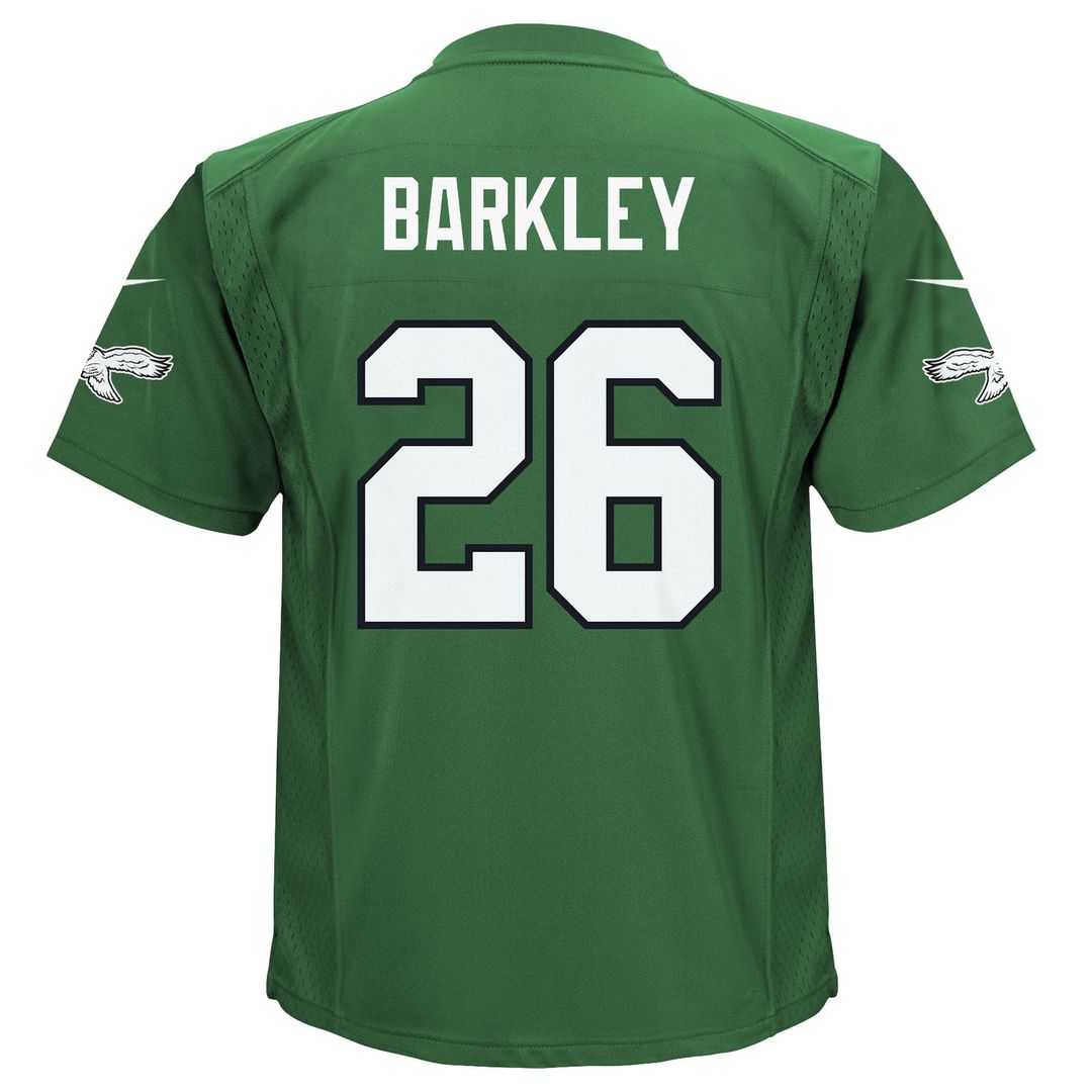 Saquon Barkley Philadelphia Eagles Nike Toddler Alternate Game Jersey - Kelly Green Official NFL Team Apparel Football Fan Gear