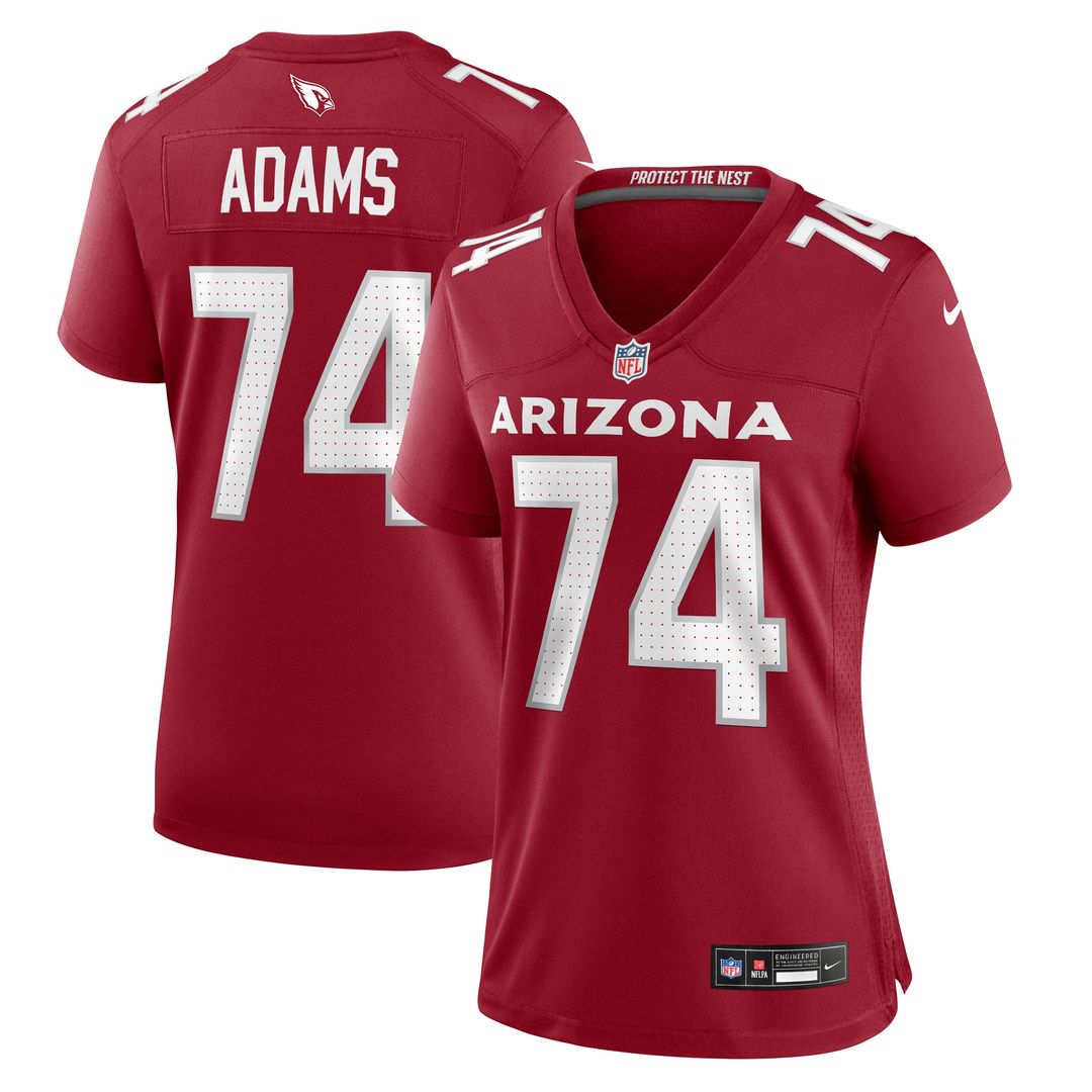 Isaiah Adams Arizona Cardinals Nike Women's Game Jersey - Cardinal Official NFL Team Apparel Football Fan Gear