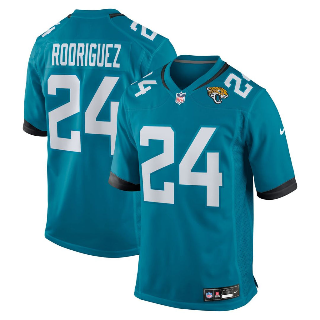 Chris Rodriguez Jacksonville Jaguars Nike Team Game Jersey - Teal Official NFL Team Apparel Football Fan Gear