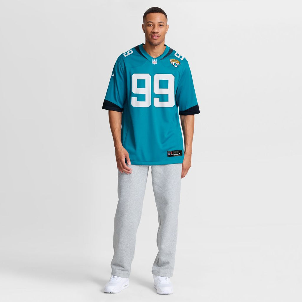 Ruke Orhorhoro Jacksonville Jaguars Nike Team Game Jersey - Teal Official NFL Team Apparel Football Fan Gear
