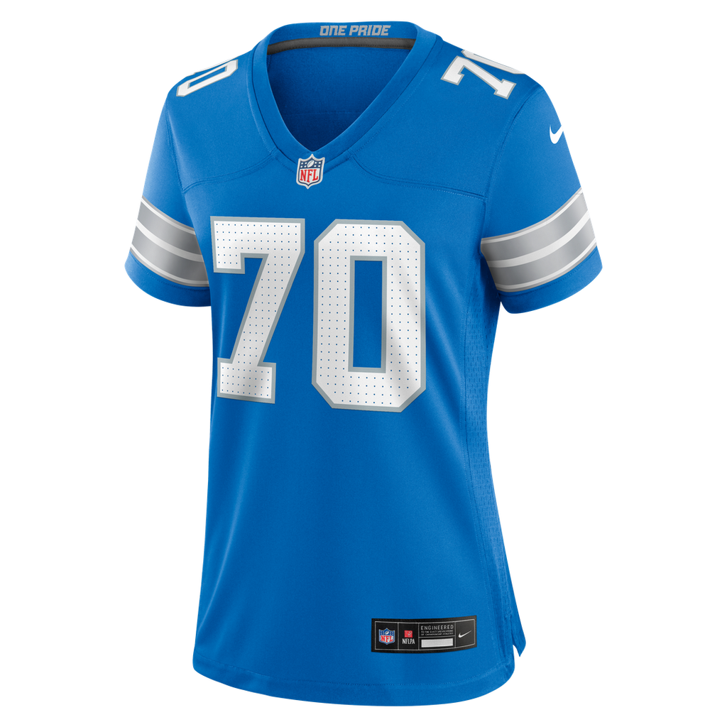 Juice Scruggs Detroit Lions Nike Women's Team Game Jersey - Blue Official NFL Team Apparel Football Fan Gear