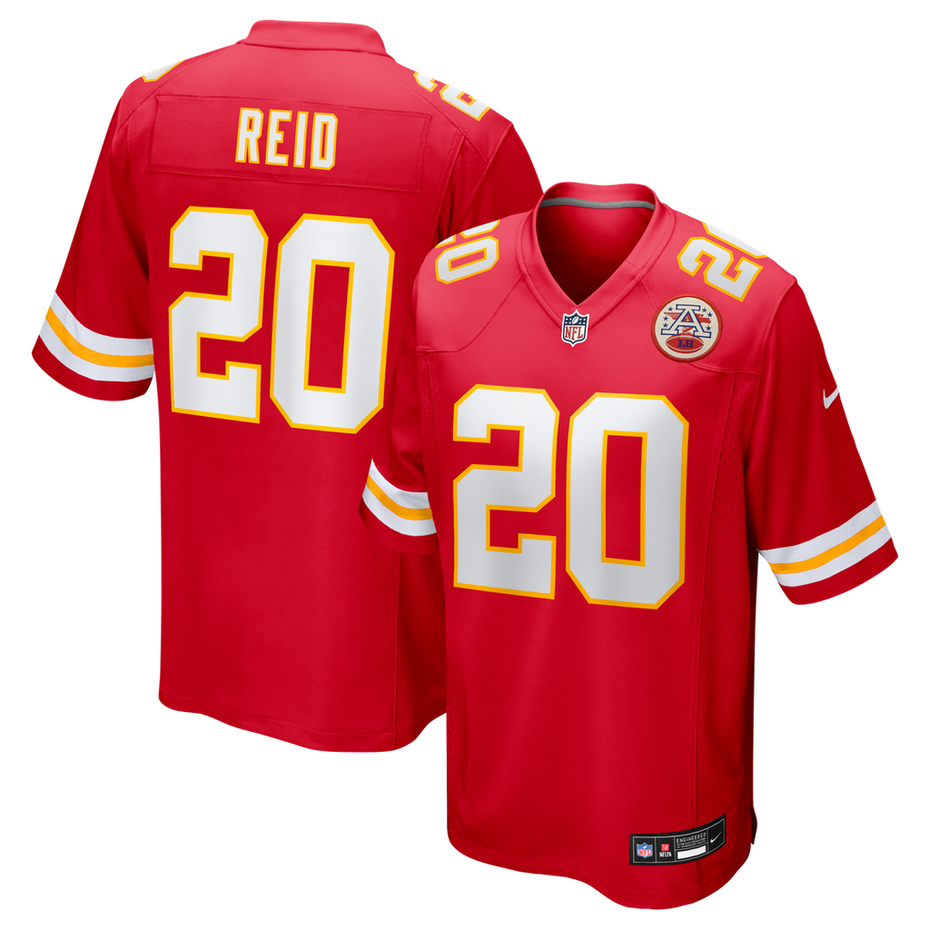 Justin Reid Kansas City Chiefs Nike Game Jersey - Red Official NFL Team Apparel Football Fan Gear