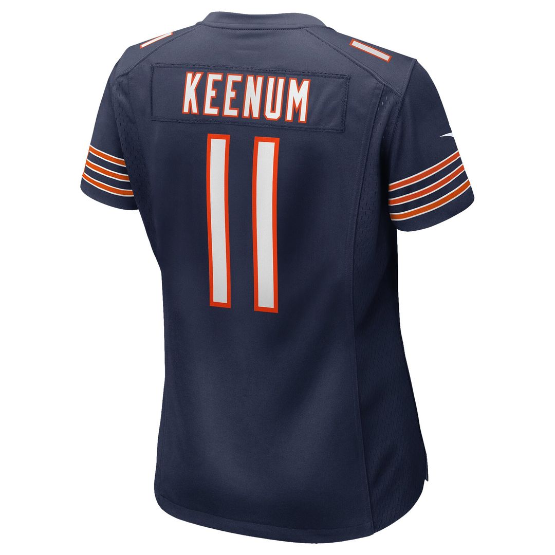 Case Keenum Chicago Bears Nike Women's Team Game Jersey - Navy Official NFL Team Apparel Football Fan Gear
