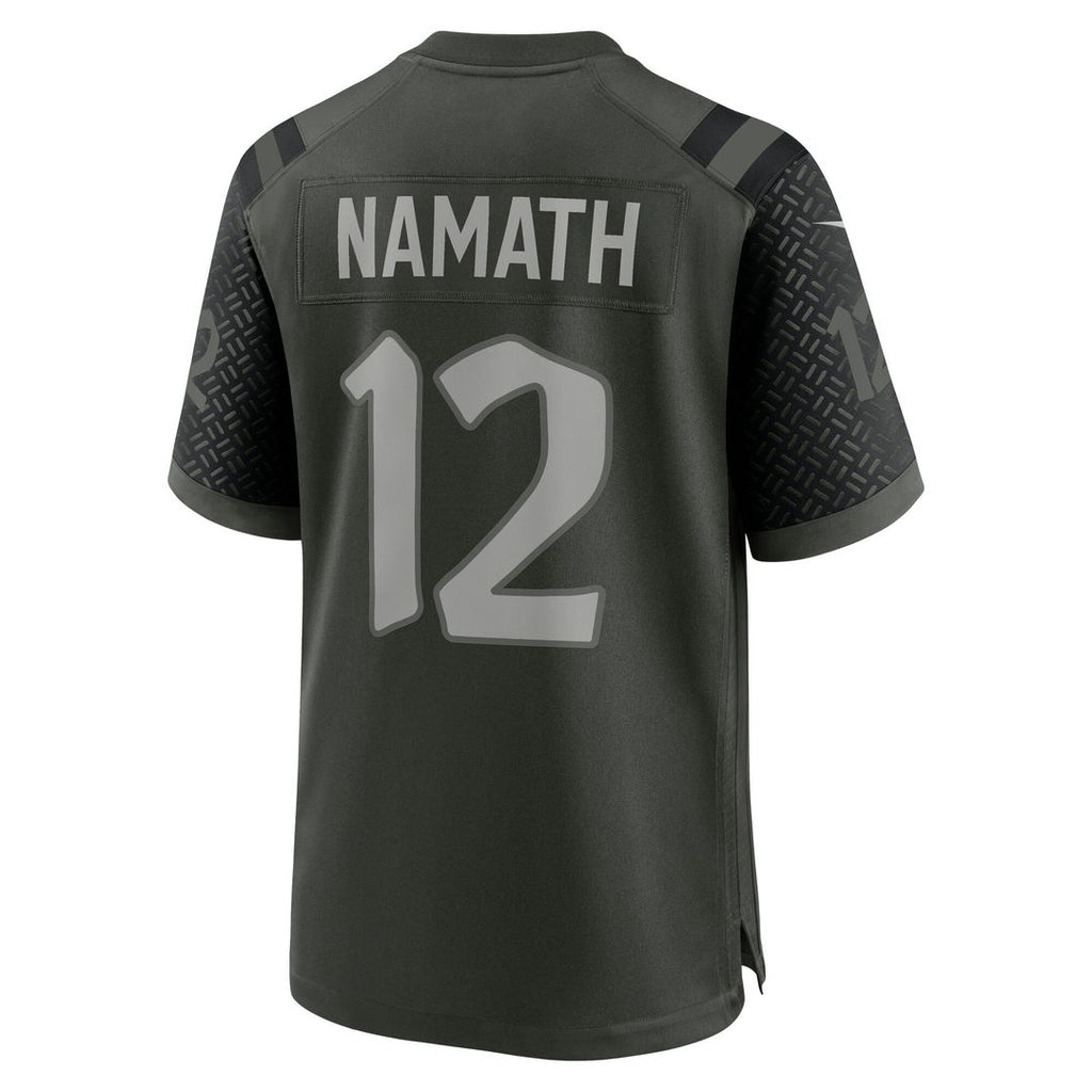 Joe Namath New York Jets Nike 2025 Rivalries Collection Retired Player Game Jersey - Gotham Green Official NFL Team Apparel Football Fan Gear