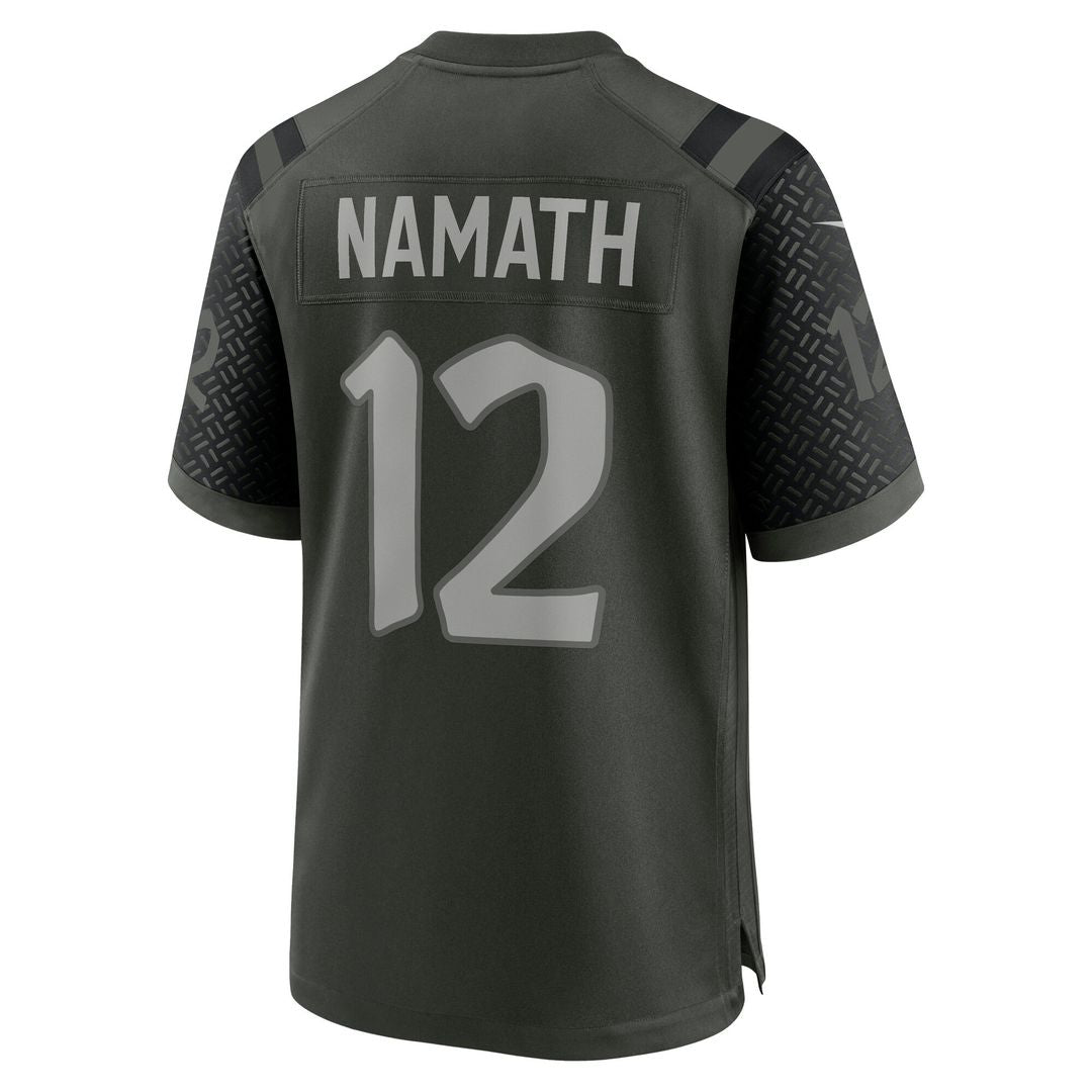 Joe Namath New York Jets Nike 2025 Rivalries Collection Retired Player Game Jersey - Gotham Green Official NFL Team Apparel Football Fan Gear
