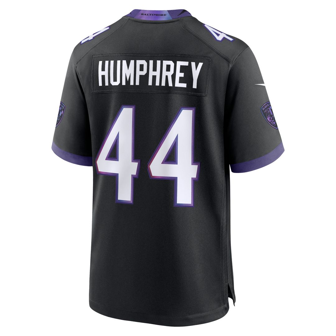 Marlon Humphrey Baltimore Ravens Nike Alternate Game Jersey - Black Official NFL Team Apparel Football Fan Gear