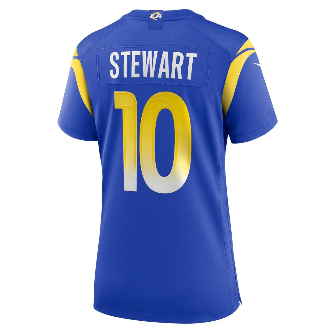 Josaiah Stewart Los Angeles Rams Nike Women's Team Game Jersey - Royal Official NFL Team Apparel Football Fan Gear