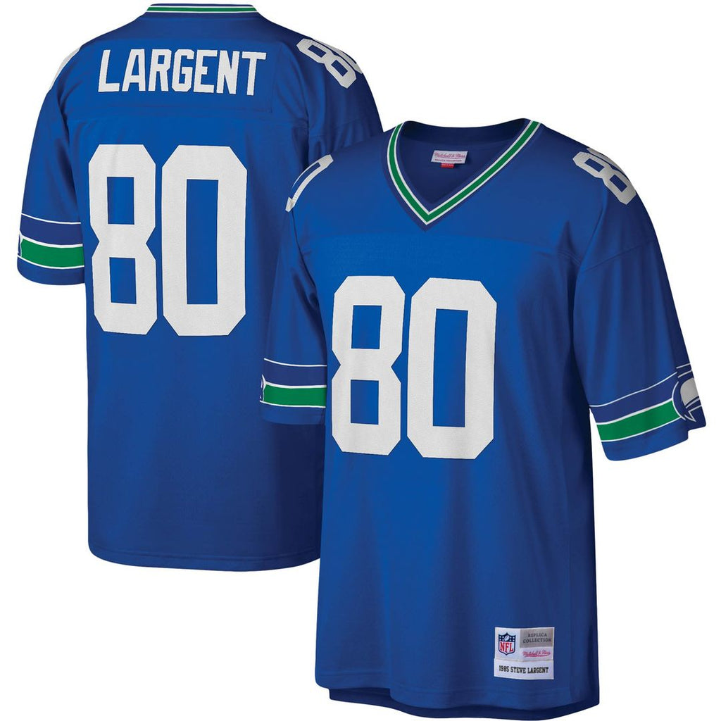 Steve Largent Seattle Seahawks Mitchell & Ness Legacy Replica Jersey - Royal Official NFL Team Apparel Football Fan Gear