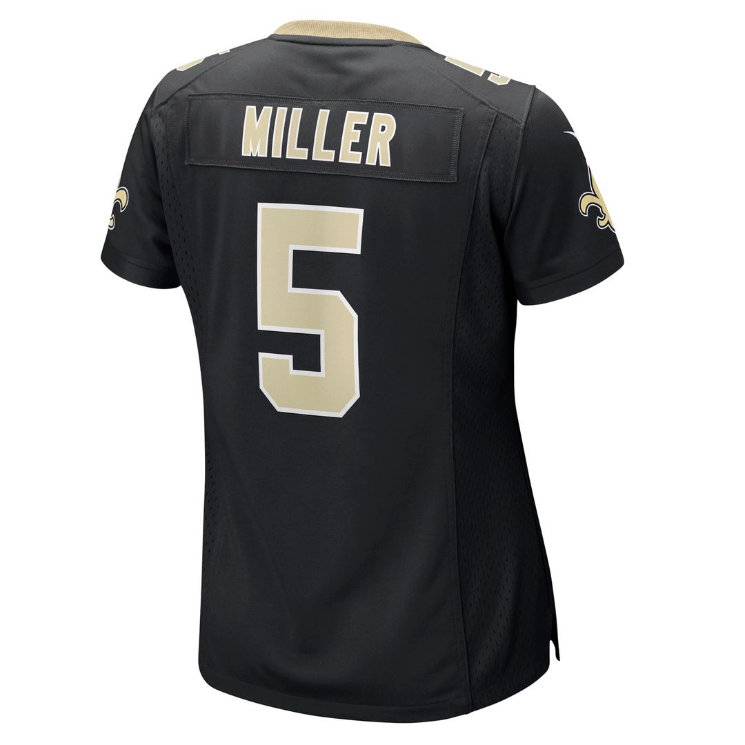 Kendre Miller New Orleans Saints Nike Women's Team Game Jersey - Black Official NFL Team Apparel Football Fan Gear