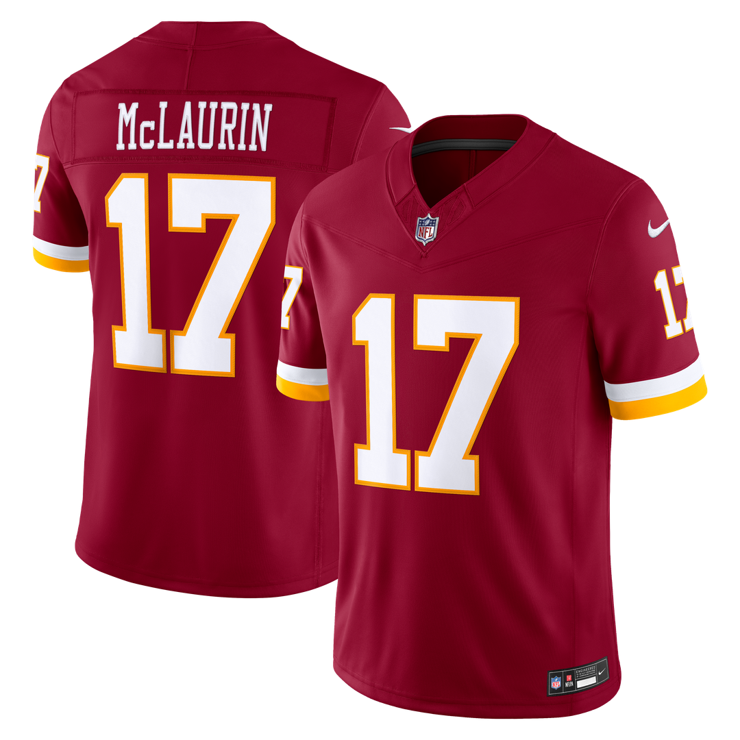 Terry McLaurin Washington Commanders Nike Vapor F.U.S.E. Stitched Limited Jersey - Burgundy Official NFL Team Apparel Football Fan Gear