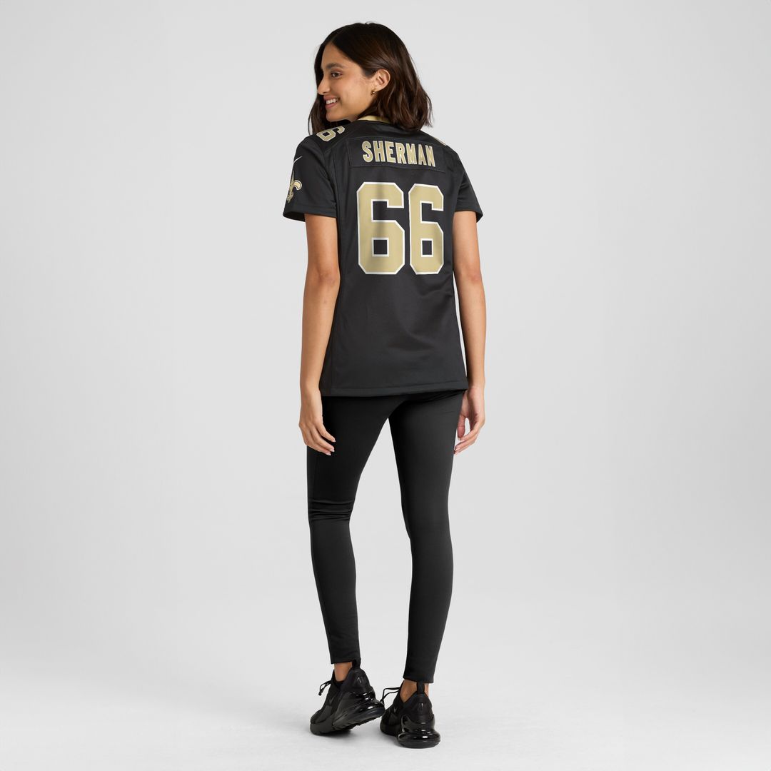 William Sherman New Orleans Saints Nike Women's Team Game Jersey - Black Official NFL Team Apparel Football Fan Gear