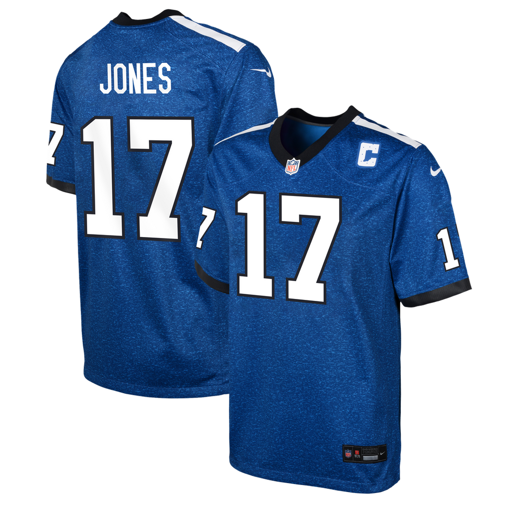 Daniel Jones Indianapolis Colts Nike Youth Alternate 2 Game Jersey - Royal Official NFL Team Apparel Football Fan Gear