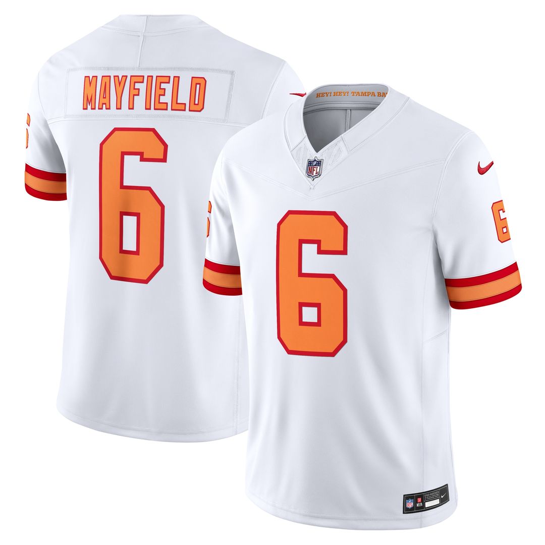 Baker Mayfield '76 Tampa Bay Buccaneers Nike Vapor F.U.S.E. Player Limited Jersey - White Official NFL Team Apparel Football Fan Gear
