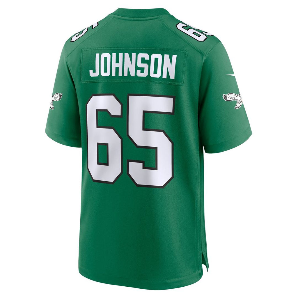 Lane Johnson Philadelphia Eagles Nike Alternate Game Jersey - Kelly Green Official NFL Team Apparel Football Fan Gear