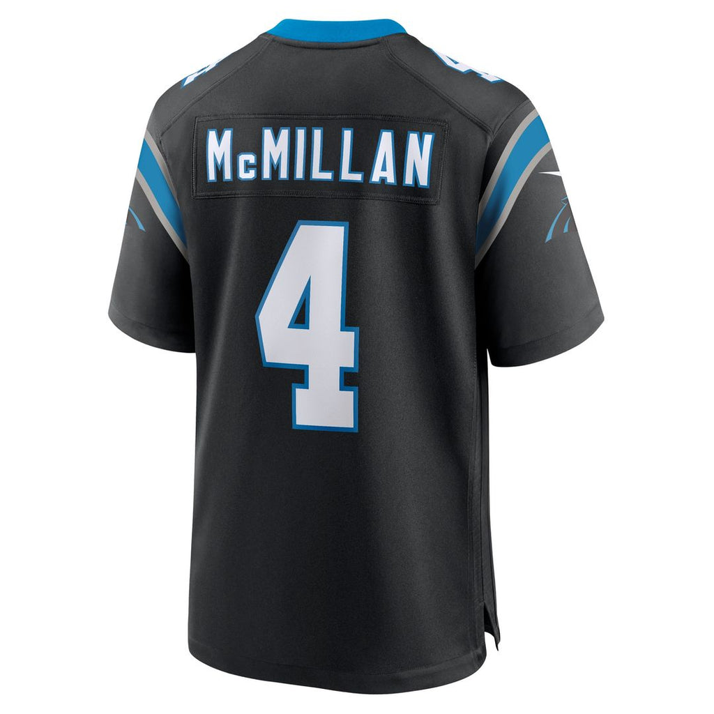 Tetairoa McMillan Carolina Panthers Nike Team Game Jersey - Black Official NFL Team Apparel Football Fan Gear