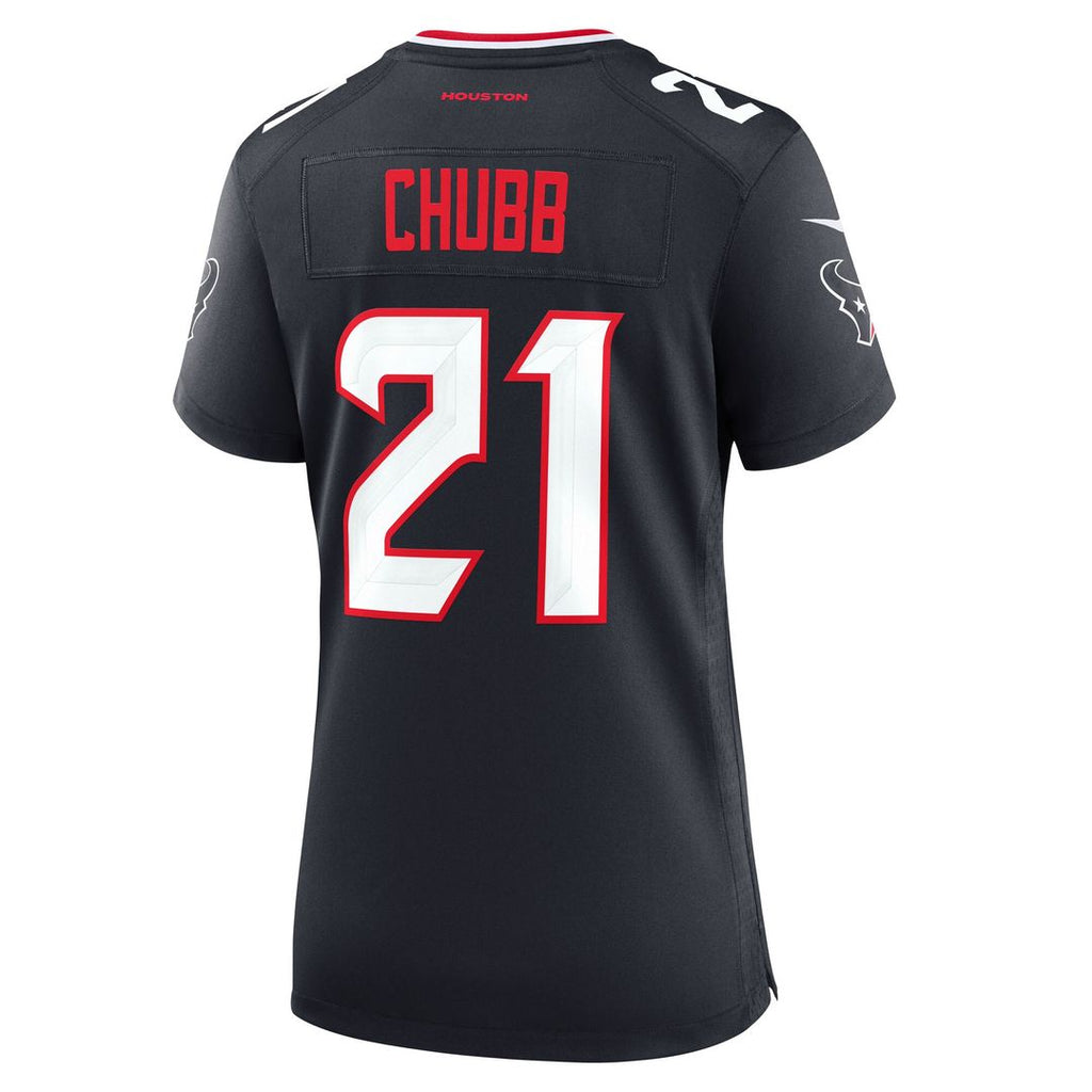 Nick Chubb Houston Texans Nike Women's Team Game Jersey - Navy Official NFL Team Apparel Football Fan Gear
