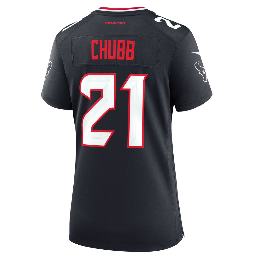 Nick Chubb Houston Texans Nike Women's Team Game Jersey - Navy Official NFL Team Apparel Football Fan Gear