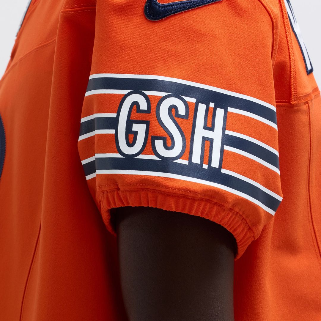 Caleb Williams Chicago Bears Nike Alternate Vapor F.U.S.E. Elite Jersey - Orange Official NFL Team Apparel Football Fan Gear