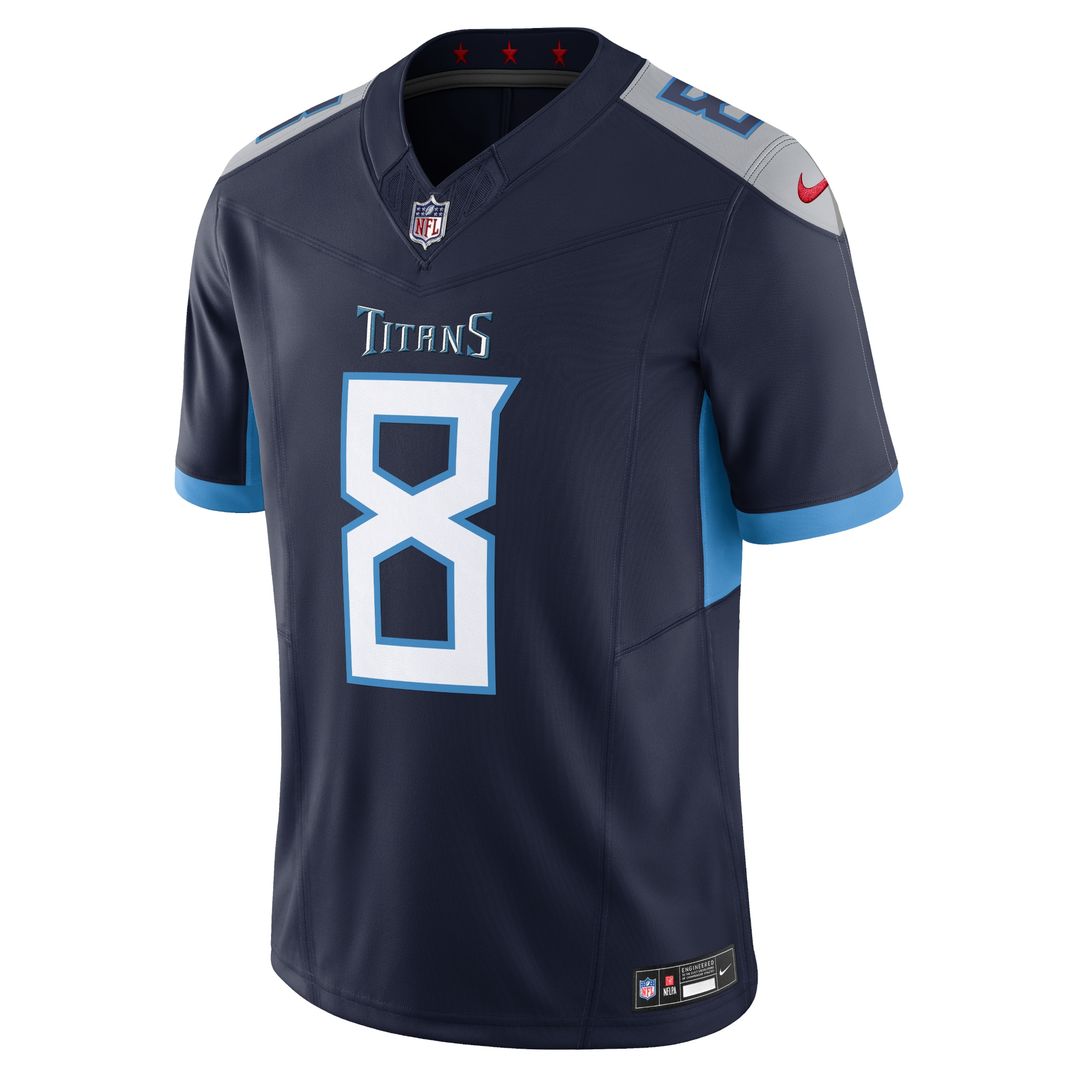 Will Levis Tennessee Titans Nike Alternate Oilers Throwback Vapor F.U.S.E. Limited Jersey - Light Blue Official NFL Team Apparel Football Fan Gear