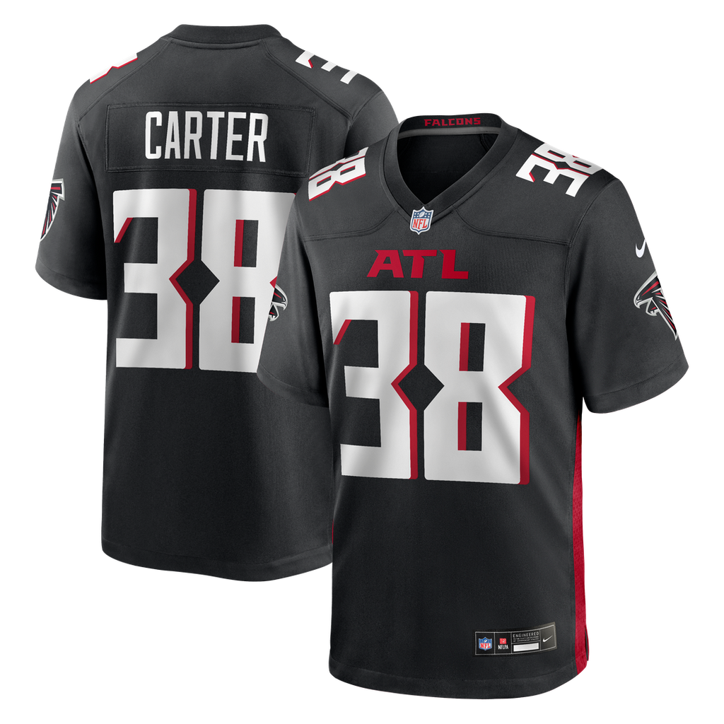 Nathan Carter Atlanta Falcons Nike Team Game Jersey - Black Official NFL Team Apparel Football Fan Gear