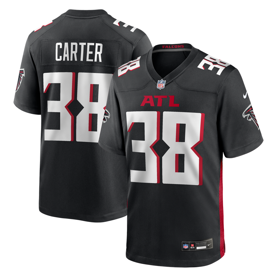 Nathan Carter Atlanta Falcons Nike Team Game Jersey - Black Official NFL Team Apparel Football Fan Gear