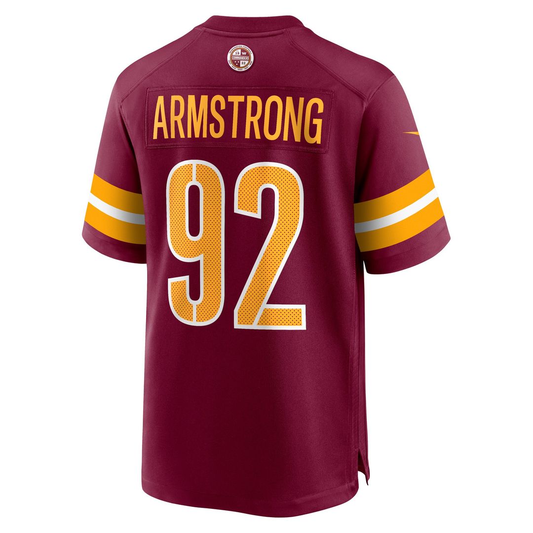 Dorance Armstrong Washington Commanders Nike Game Jersey - Burgundy Official NFL Team Apparel Football Fan Gear
