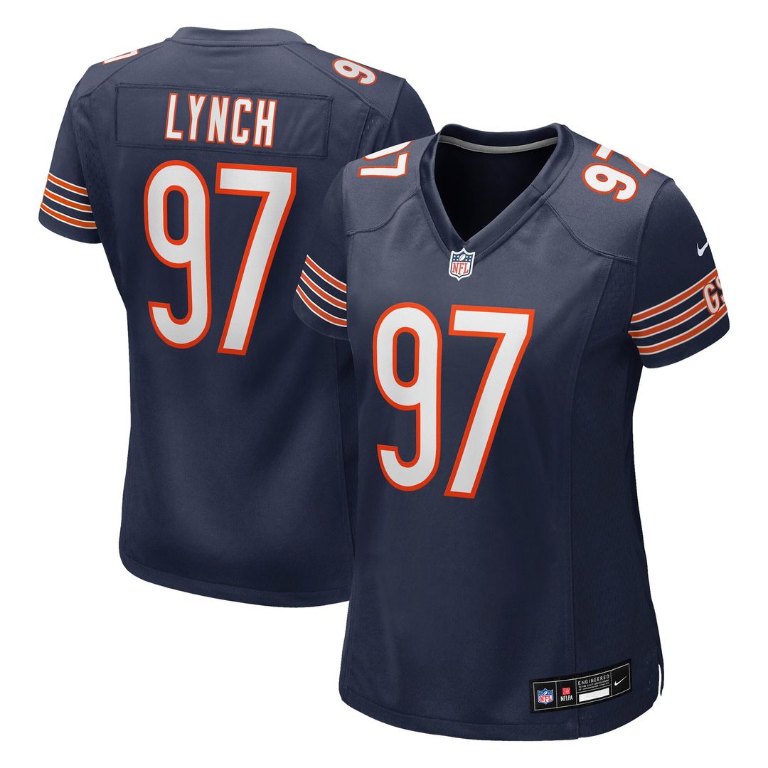 James Lynch Chicago Bears Nike Women's Team Game Jersey - Navy Official NFL Team Apparel Football Fan Gear