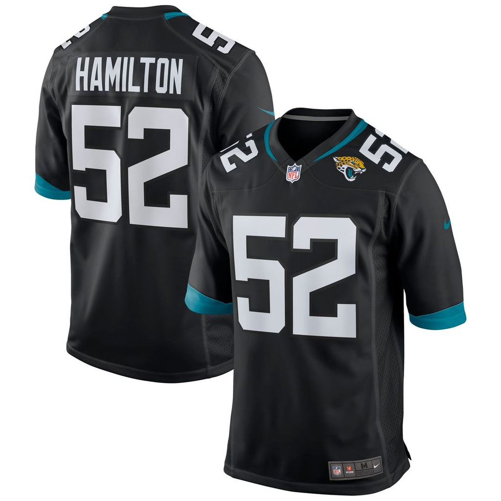 DaVon Hamilton Jacksonville Jaguars Nike Game Jersey - Black Official NFL Team Apparel Football Fan Gear