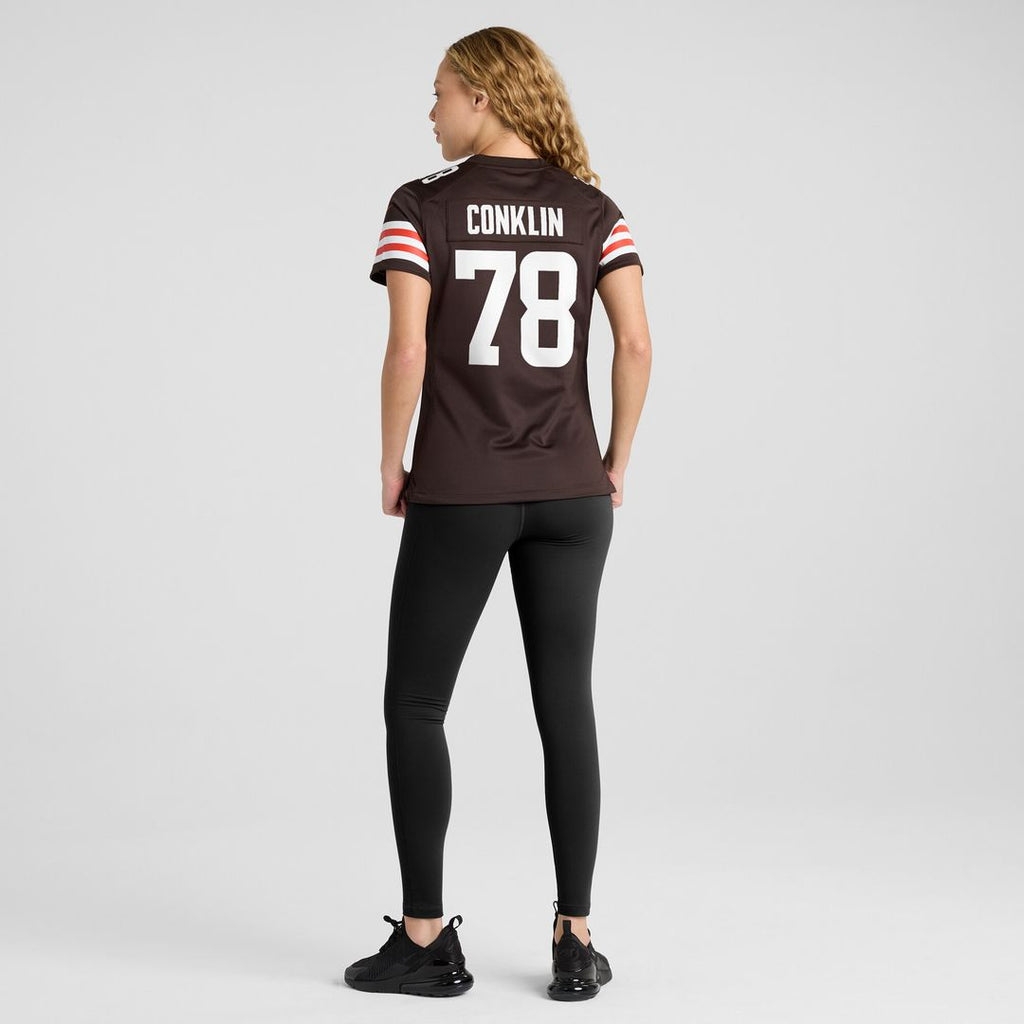 Jack Conklin Cleveland Browns Nike Women's Player Game Jersey - Brown Official NFL Team Apparel Football Fan Gear