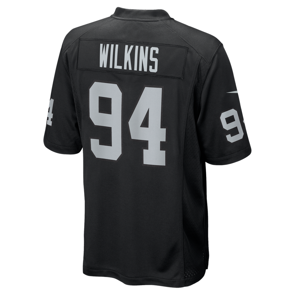 Christian Wilkins Las Vegas Raiders Nike Team Game Jersey - Black Official NFL Team Apparel Football Fan Gear