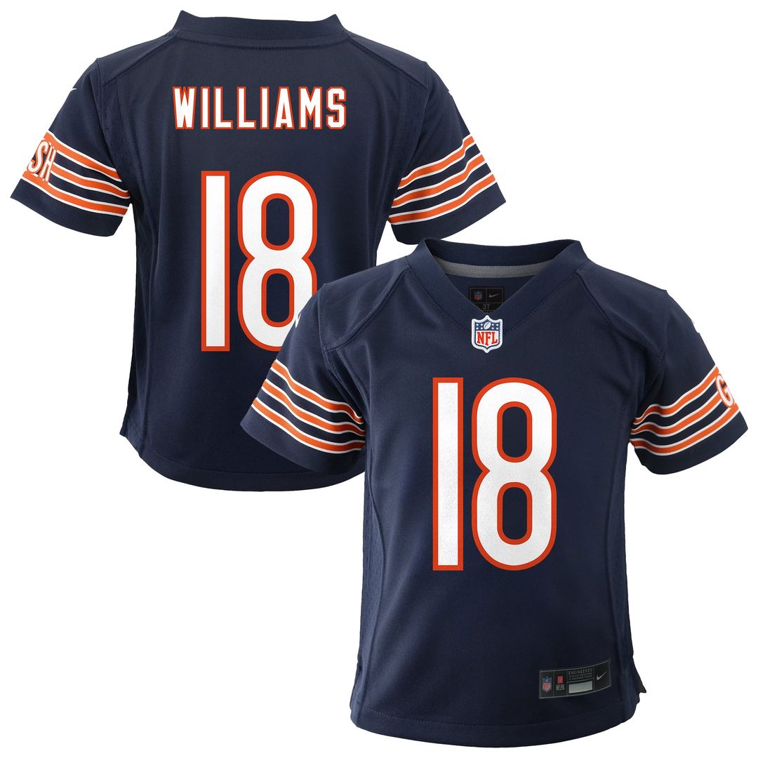 Caleb Williams Chicago Bears Nike Preschool Player Game Jersey - Navy Official NFL Team Apparel Football Fan Gear