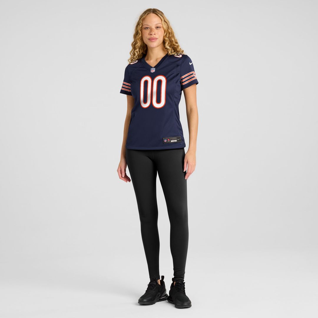 Chicago Bears Nike Women's Custom Game Jersey - Navy Official NFL Team Apparel Football Fan Gear