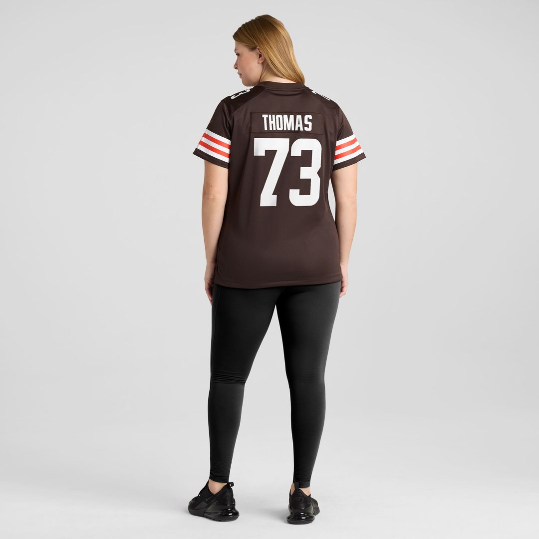 Joe Thomas Cleveland Browns Nike Women's Retired Game Player Jersey - Brown Official NFL Team Apparel Football Fan Gear