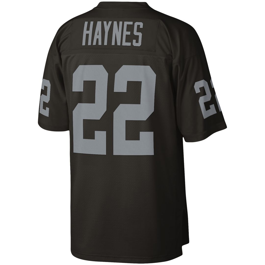 Mike Haynes Las Vegas Raiders Mitchell & Ness Legacy Replica Jersey - Black Official NFL Team Apparel Football Fan Gear