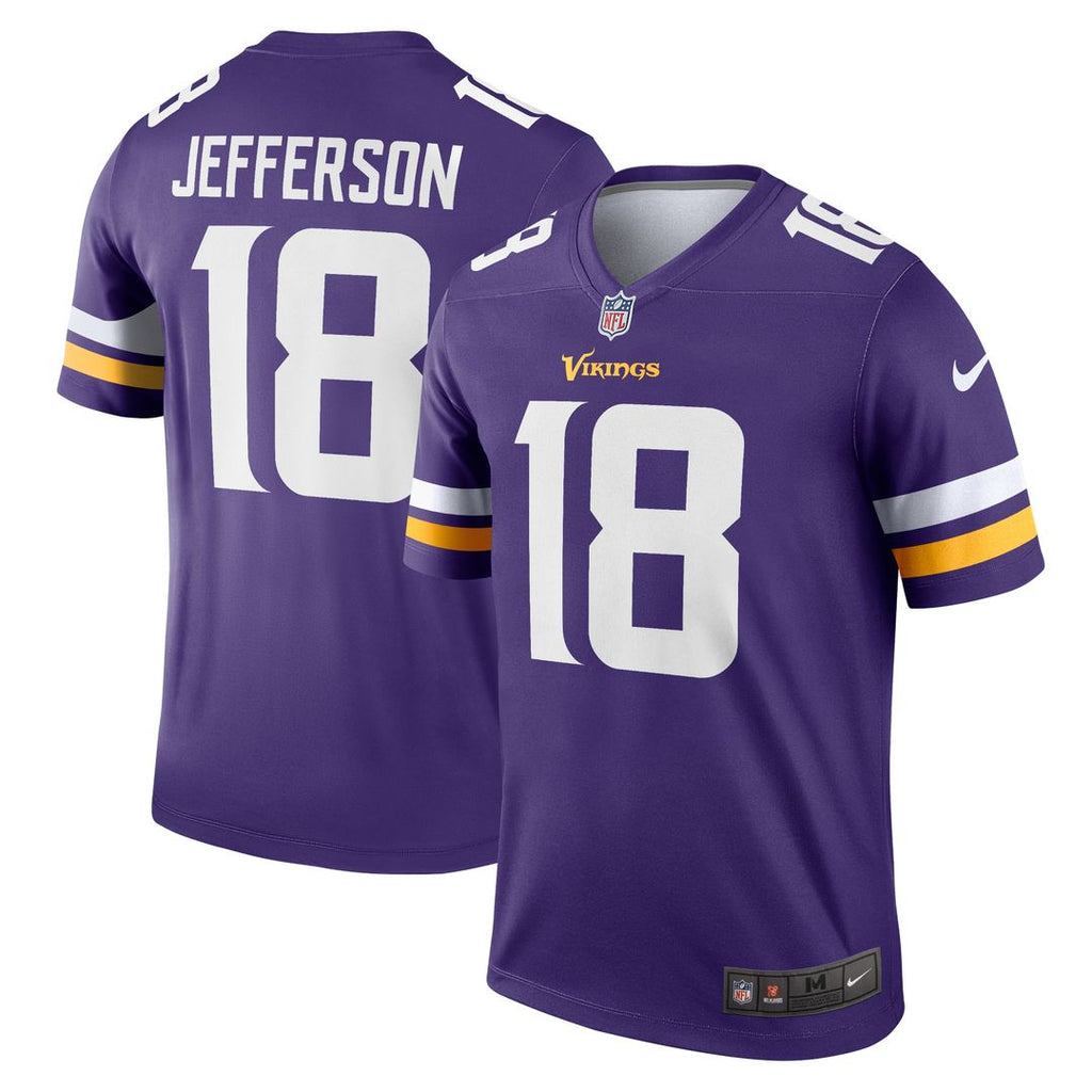 Justin Jefferson Minnesota Vikings Nike Legend Player Performance Top - Purple NFL Fan Gear Popular Style