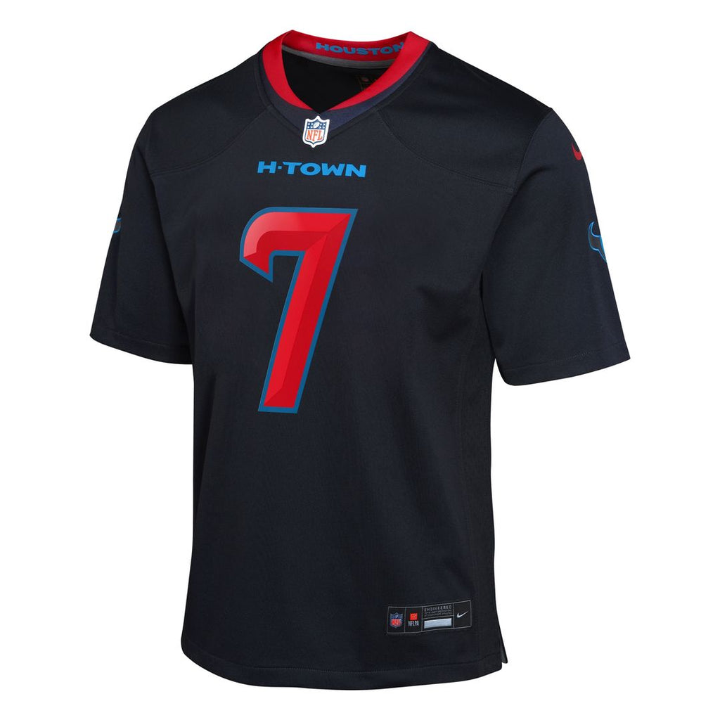 C.J. Stroud Houston Texans Nike Youth Game Jersey - Navy Official NFL Team Apparel Football Fan Gear