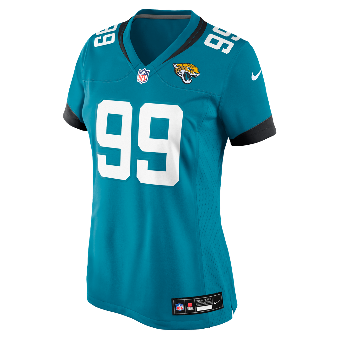 Ruke Orhorhoro Jacksonville Jaguars Nike Women's Team Game Jersey - Teal Official NFL Team Apparel Football Fan Gear