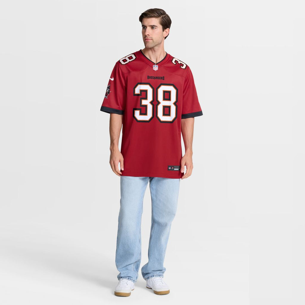 Rashad Wisdom Tampa Bay Buccaneers Nike Team Game Jersey - Red Official NFL Team Apparel Football Fan Gear