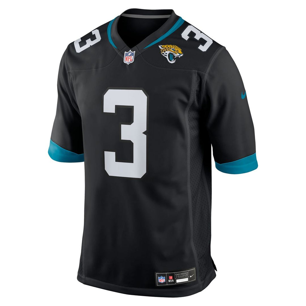 Jakobi Meyers Jacksonville Jaguars Nike Alternate Game Jersey - Black Official NFL Team Apparel Football Fan Gear