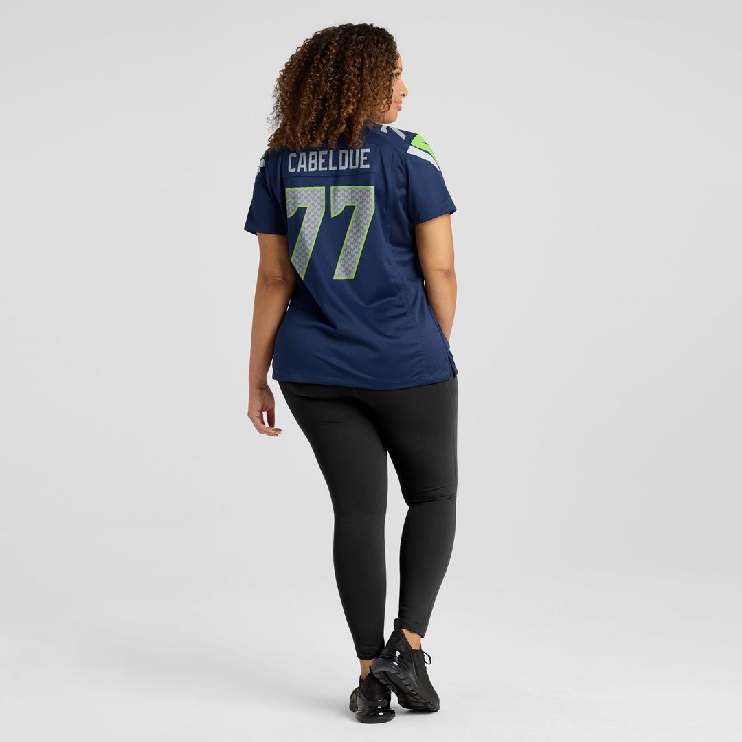 Bryce Cabeldue Seattle Seahawks Nike Women's Team Game Jersey - College Navy Official NFL Team Apparel Football Fan Gear