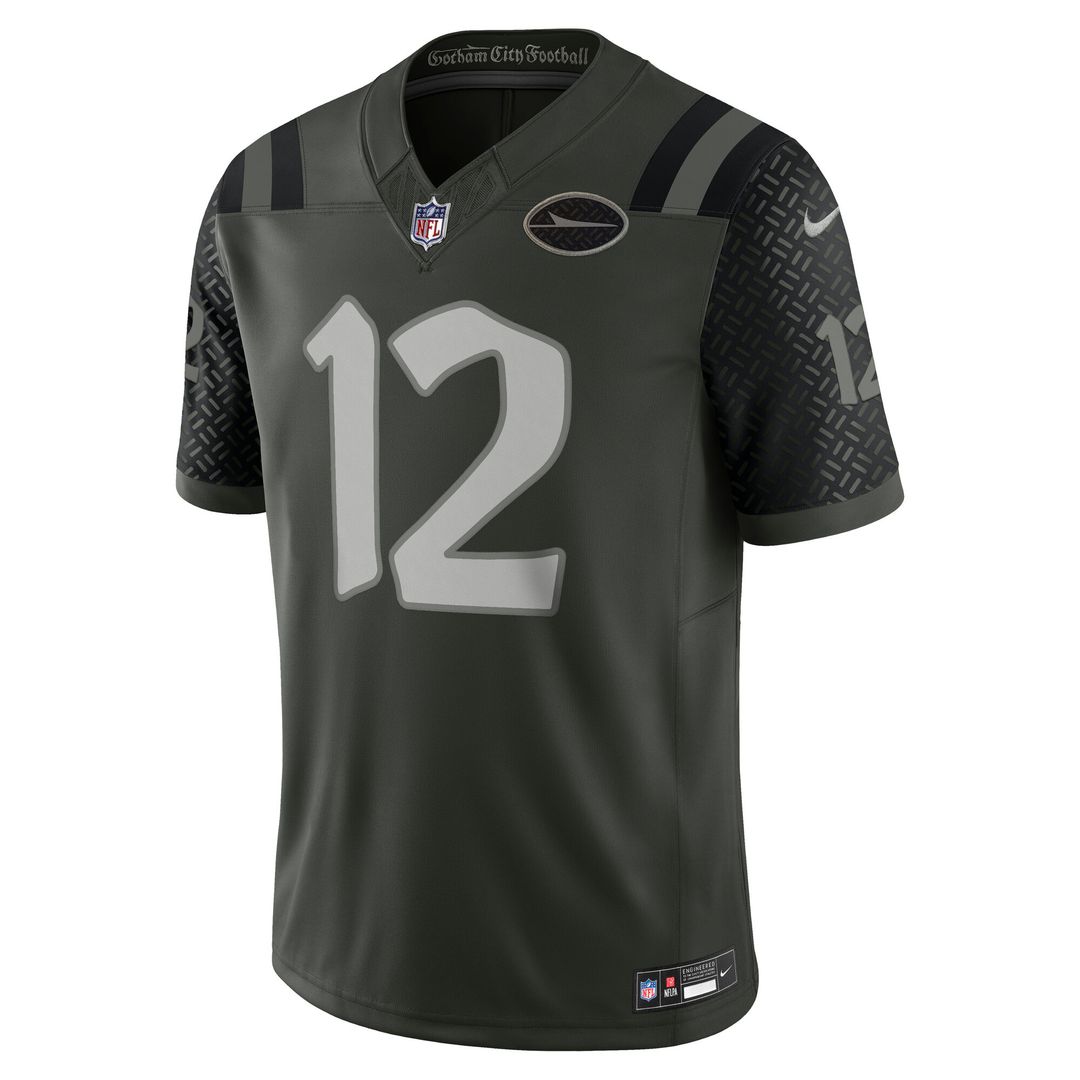 Joe Namath New York Jets Nike 2025 Rivalries Collection Stitched Limited Jersey - Gotham Green Official NFL Team Apparel Football Fan Gear
