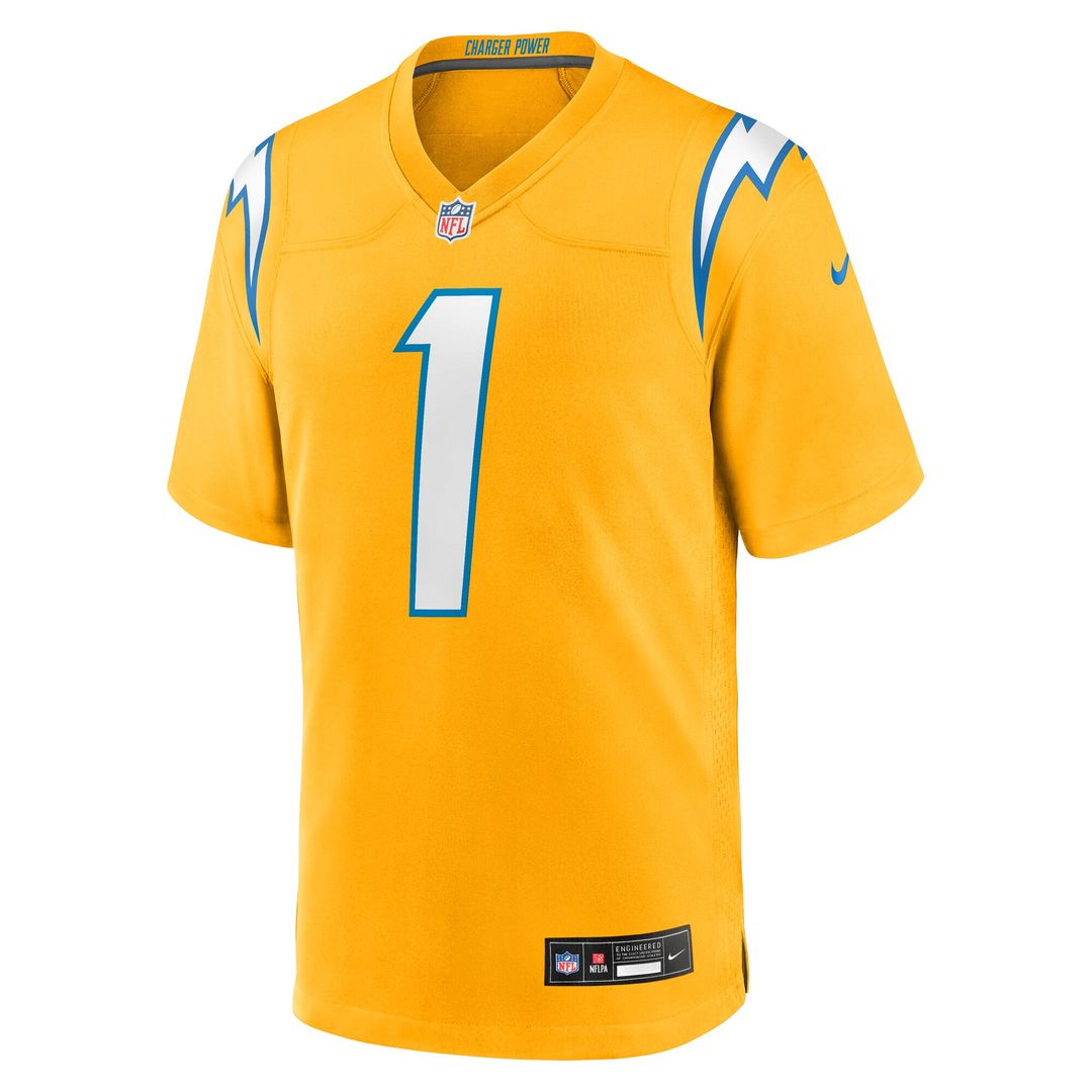 Quentin Johnston Los Angeles Chargers Nike Alternate Super Chargers Game Player Jersey - Navy Official NFL Team Apparel Football Fan Gear